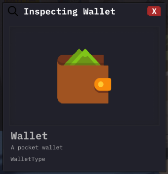 Example of Inspect Window
