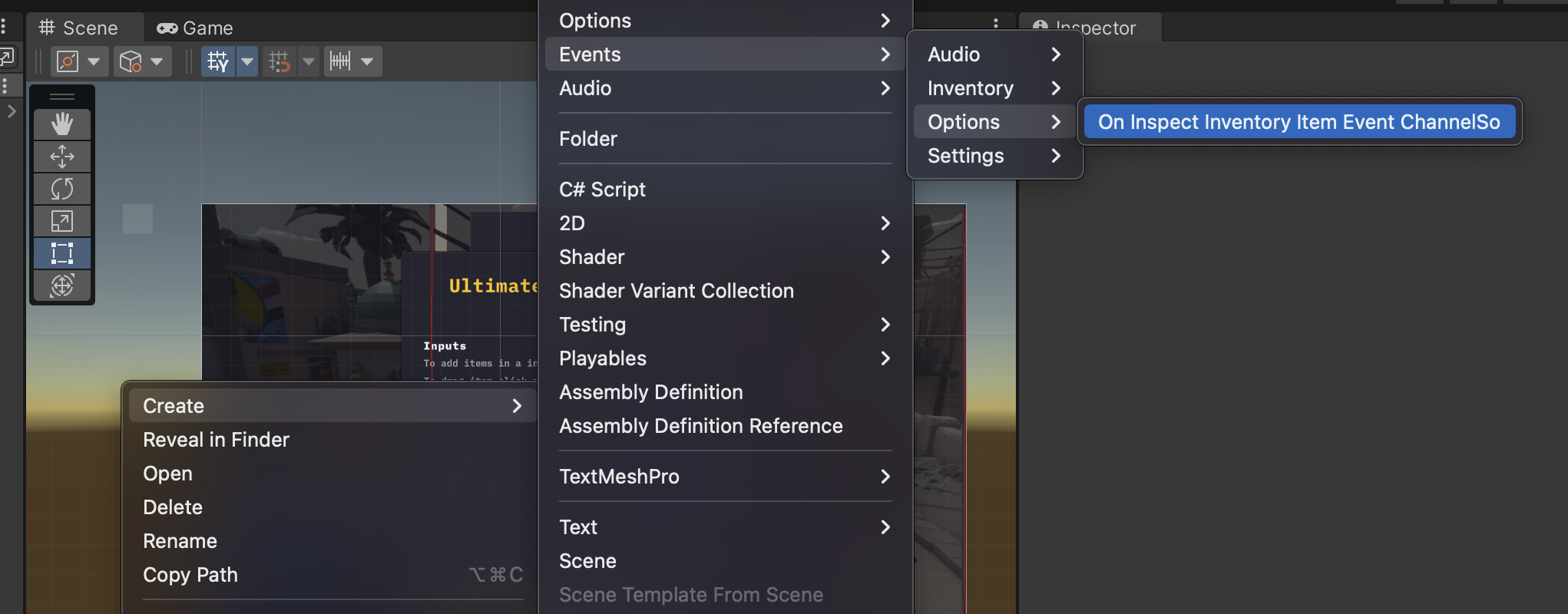 Creating the Option Event Channel So