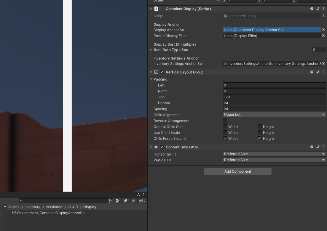 Assigning the Display Anchor
