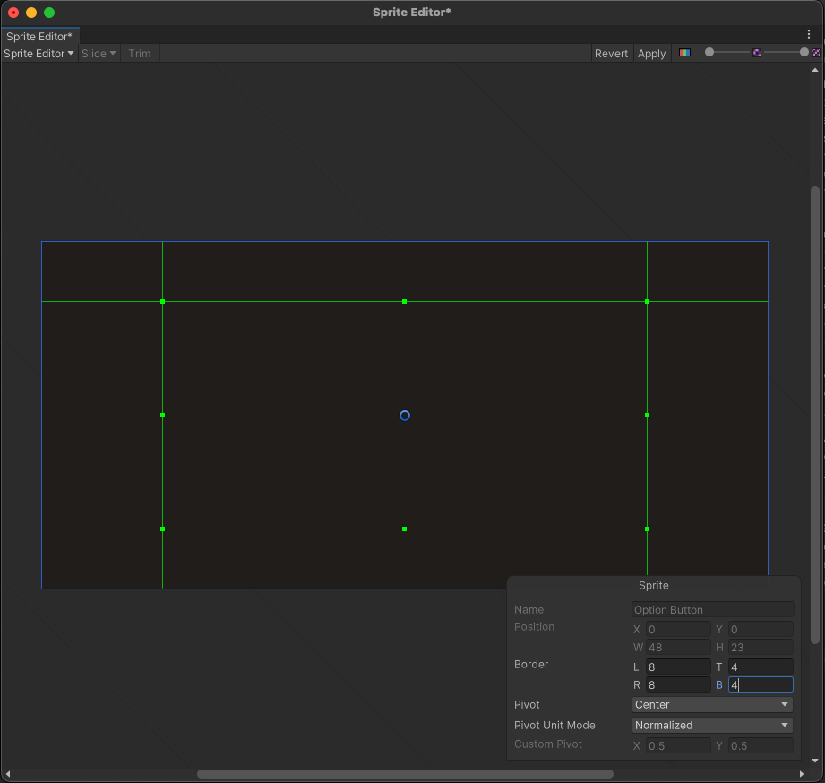 Configuring Option Button background