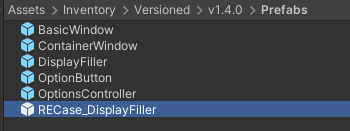 Display Filler Prefab