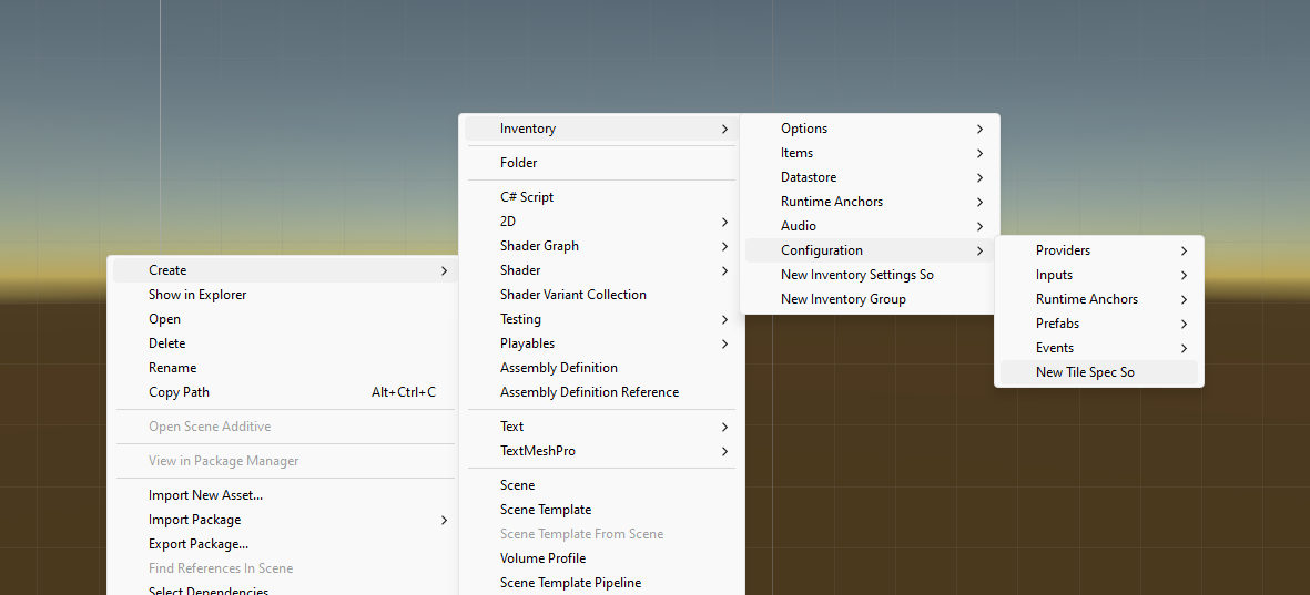 Creating TileSpecSO