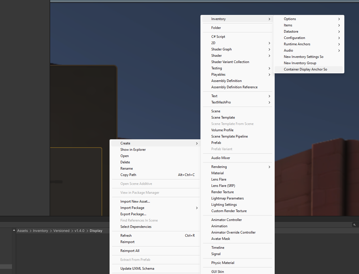 Creating a Display Anchor SO
