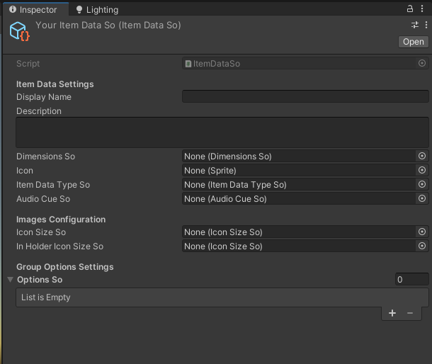Item Data SO File