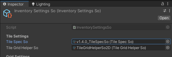 Referencing the TileSpecSO