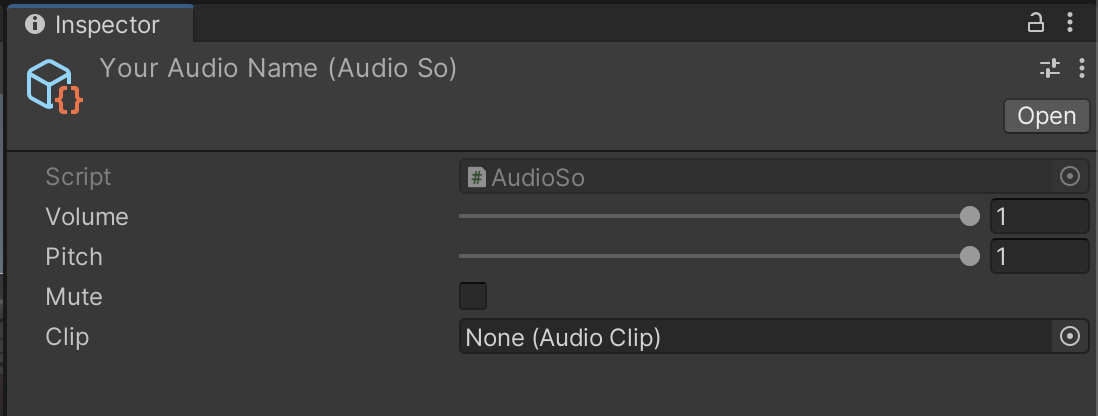 Configuring AudioSO