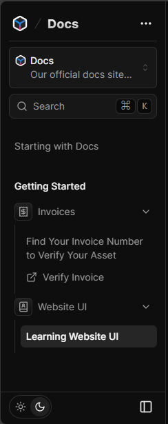 Understanding the Sidebar