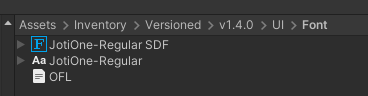Created TMP Font Asset